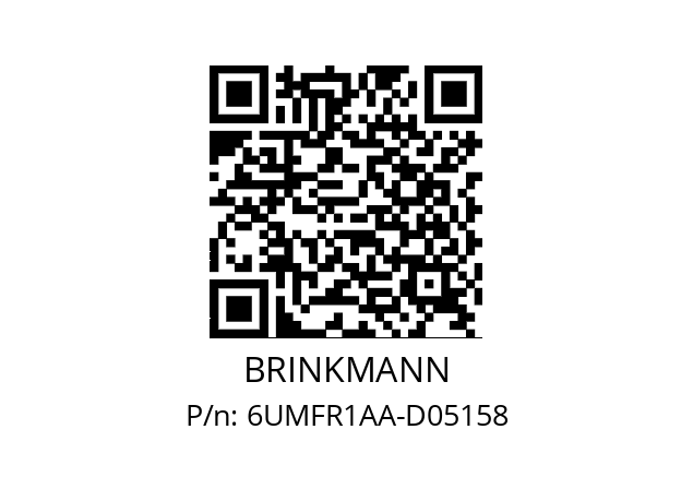   BRINKMANN 6UMFR1AA-D05158