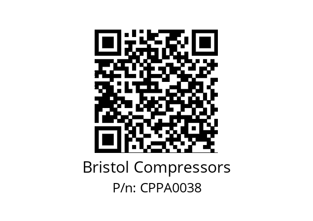   Bristol Compressors CPPA0038