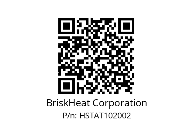   BriskHeat Corporation HSTAT102002