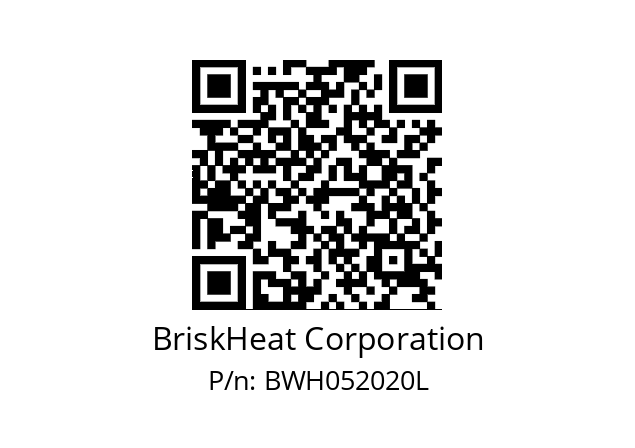   BriskHeat Corporation BWH052020L