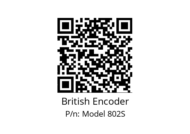   British Encoder Model 802S