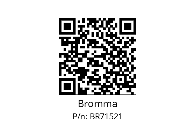   Bromma BR71521