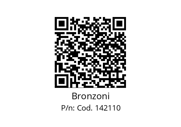   Bronzoni Cod. 142110