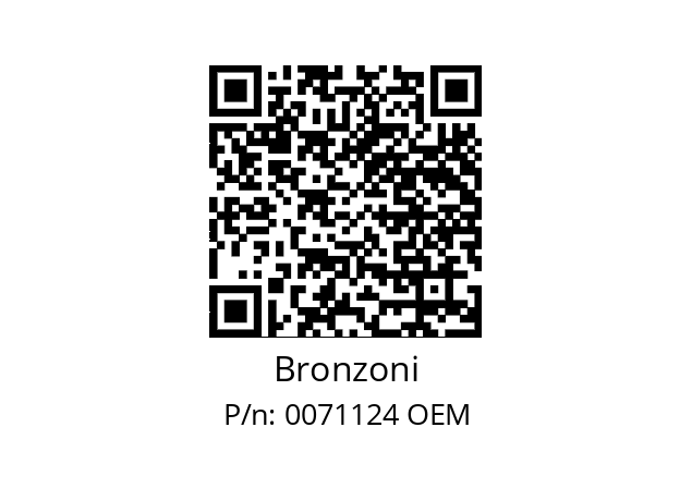   Bronzoni 0071124 OEM