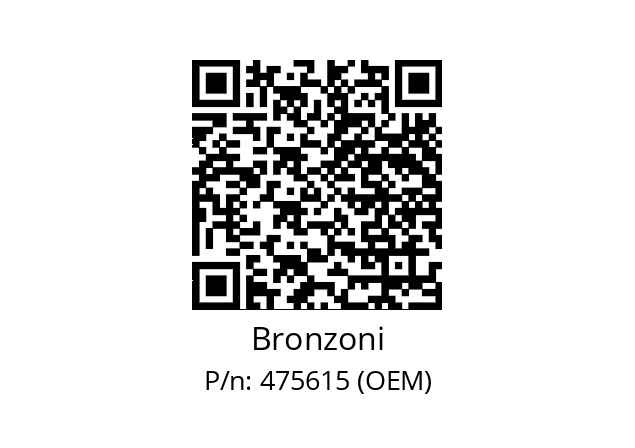   Bronzoni 475615 (OEM)