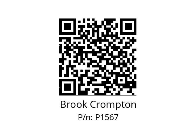   Brook Crompton P1567