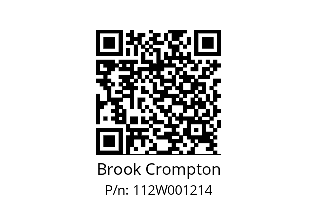   Brook Crompton 112W001214