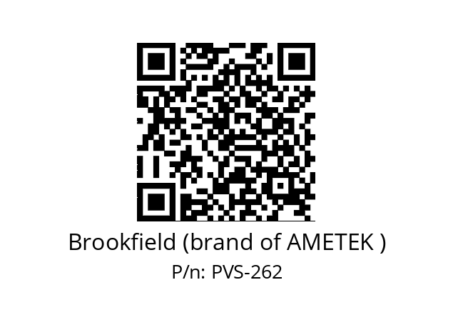   Brookfield (brand of AMETEK ) PVS-262