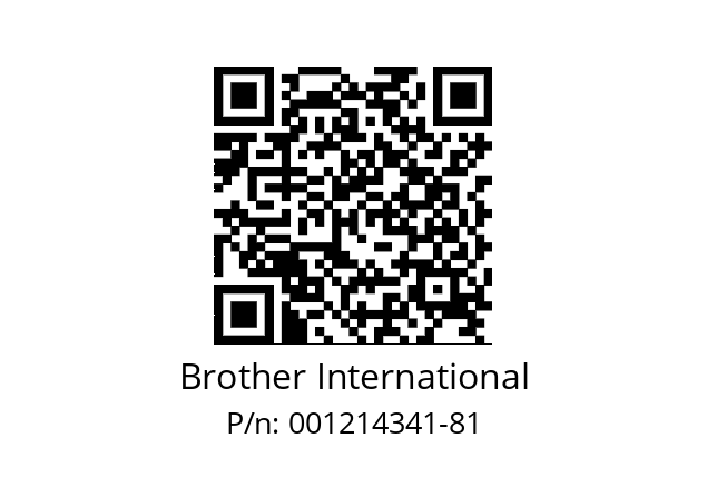   Brother International 001214341-81