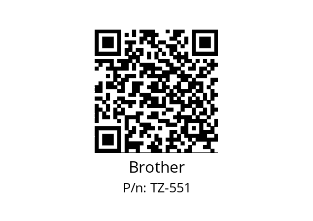   Brother TZ-551