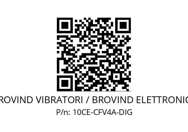   BROVIND VIBRATORI / BROVIND ELETTRONICA 10CE-CFV4A-DIG