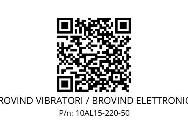   BROVIND VIBRATORI / BROVIND ELETTRONICA 10AL15-220-50