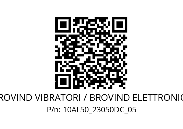   BROVIND VIBRATORI / BROVIND ELETTRONICA 10AL50_23050DC_05