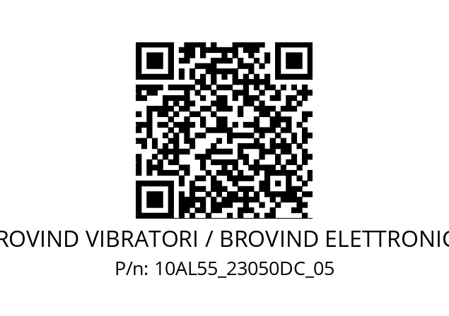   BROVIND VIBRATORI / BROVIND ELETTRONICA 10AL55_23050DC_05