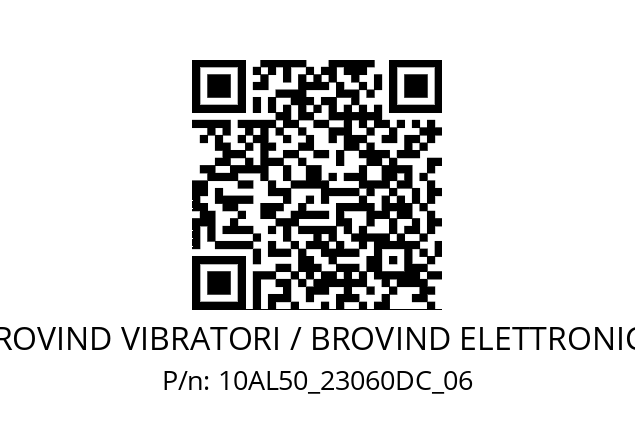   BROVIND VIBRATORI / BROVIND ELETTRONICA 10AL50_23060DC_06