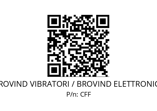   BROVIND VIBRATORI / BROVIND ELETTRONICA CFF