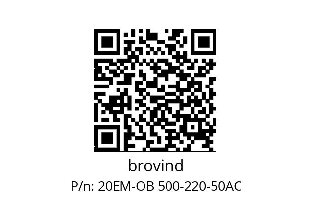   brovind 20EM-OB 500-220-50AC