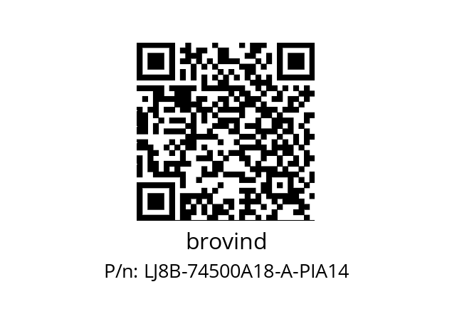   brovind LJ8B-74500A18-A-PIA14