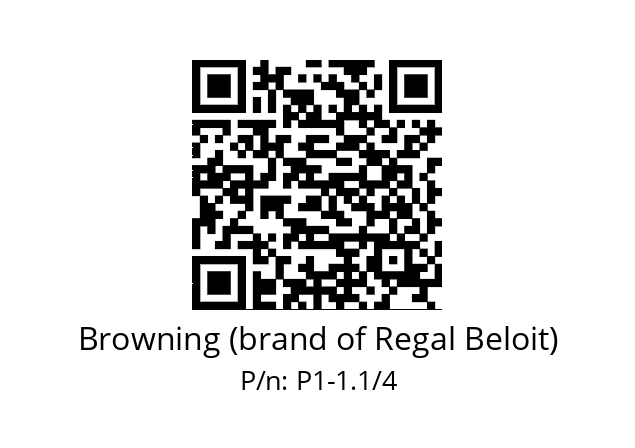   Browning (brand of Regal Beloit) P1-1.1/4