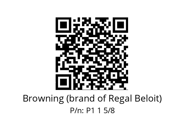   Browning (brand of Regal Beloit) P1 1 5/8