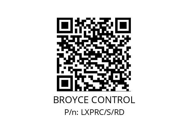   BROYCE CONTROL LXPRC/S/RD