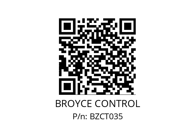   BROYCE CONTROL BZCT035