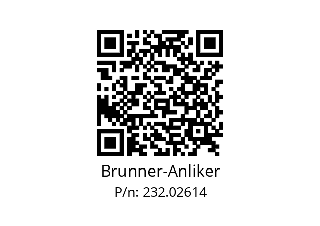   Brunner-Anliker 232.02614