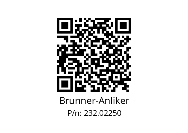   Brunner-Anliker 232.02250