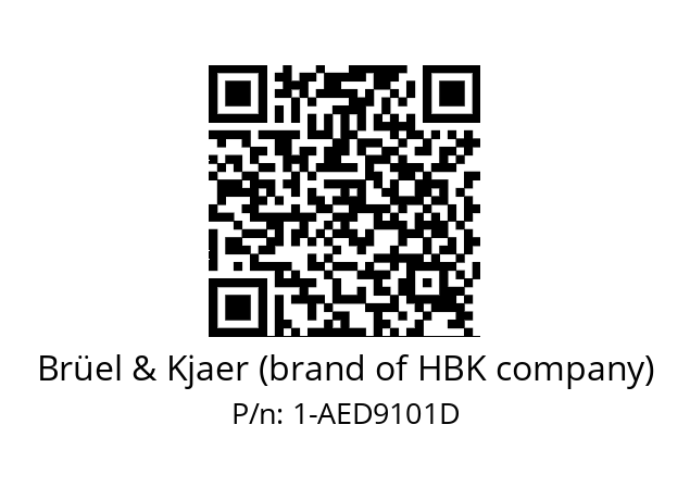   Brüel & Kjaer (brand of HBK company) 1-AED9101D