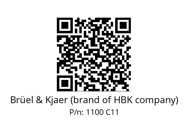   Brüel & Kjaer (brand of HBK company) 1100 C11