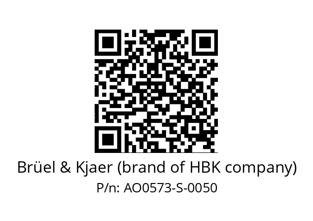   Brüel & Kjaer (brand of HBK company) AO0573-S-0050