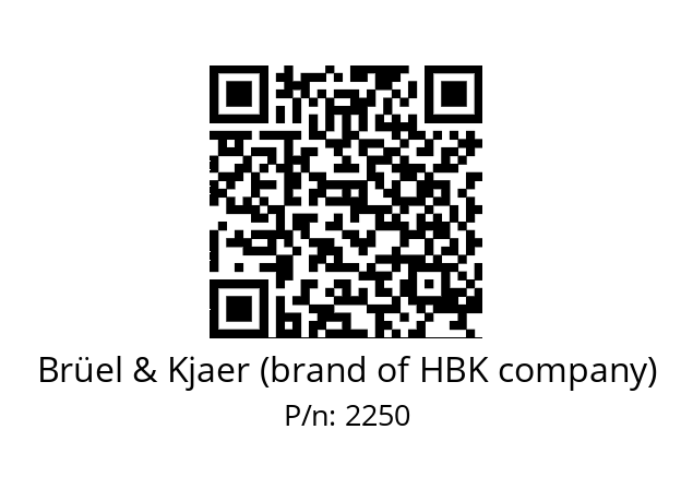   Brüel & Kjaer (brand of HBK company) 2250