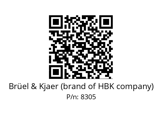   Brüel & Kjaer (brand of HBK company) 8305