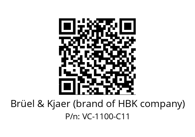   Brüel & Kjaer (brand of HBK company) VC-1100-C11