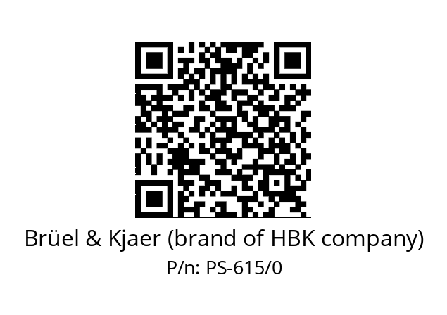   Brüel & Kjaer (brand of HBK company) PS-615/0