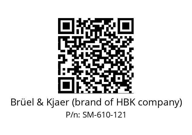   Brüel & Kjaer (brand of HBK company) SM-610-121