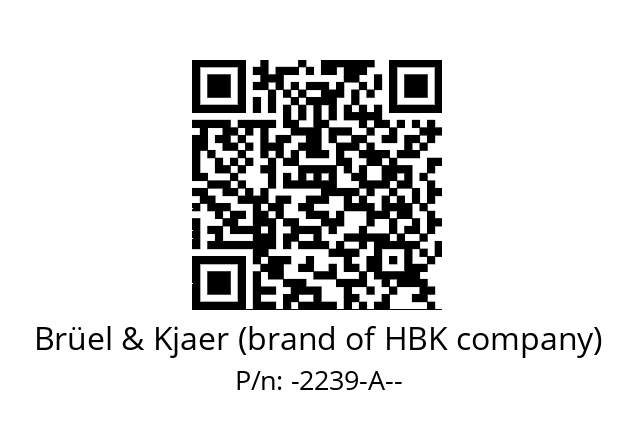   Brüel & Kjaer (brand of HBK company) -2239-A--