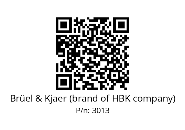   Brüel & Kjaer (brand of HBK company) 3013