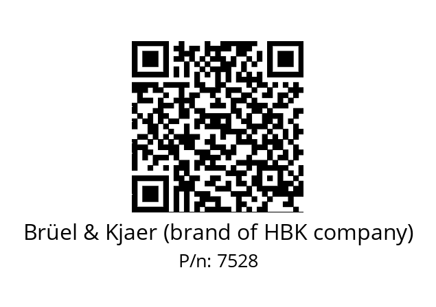   Brüel & Kjaer (brand of HBK company) 7528