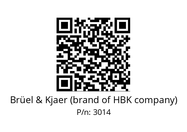   Brüel & Kjaer (brand of HBK company) 3014