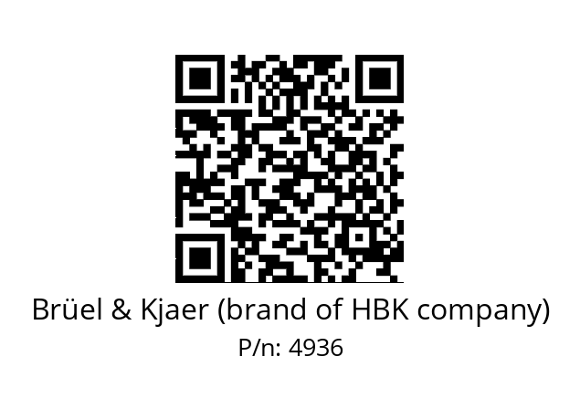   Brüel & Kjaer (brand of HBK company) 4936