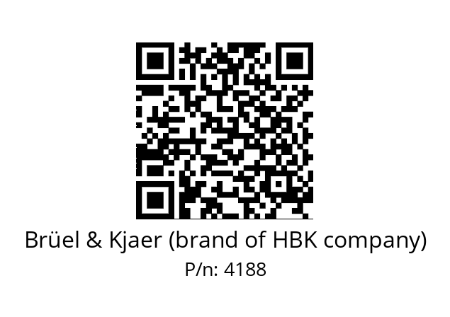   Brüel & Kjaer (brand of HBK company) 4188