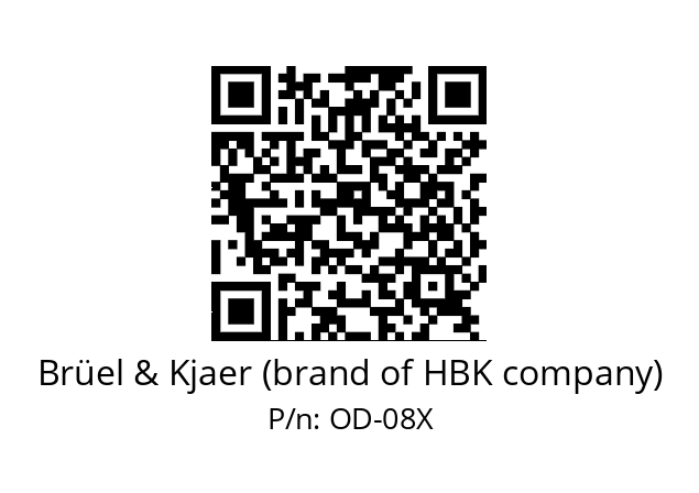   Brüel & Kjaer (brand of HBK company) OD-08X