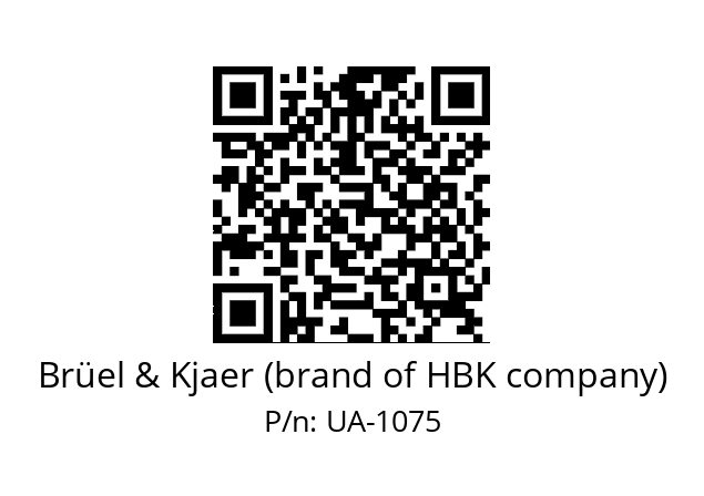   Brüel & Kjaer (brand of HBK company) UA-1075