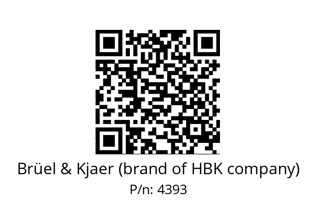   Brüel & Kjaer (brand of HBK company) 4393