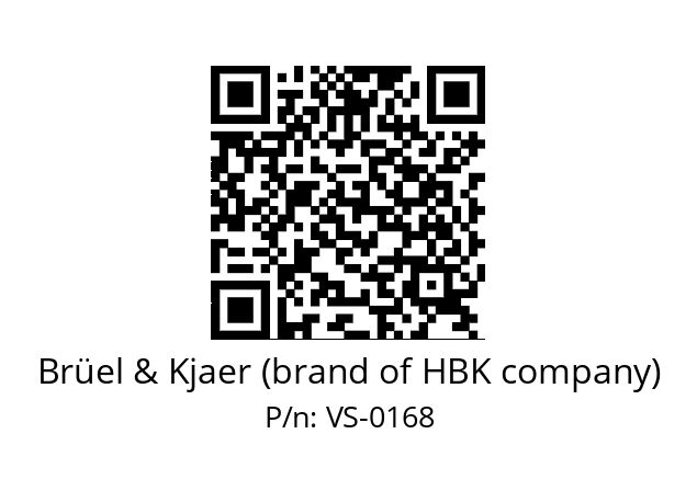   Brüel & Kjaer (brand of HBK company) VS-0168