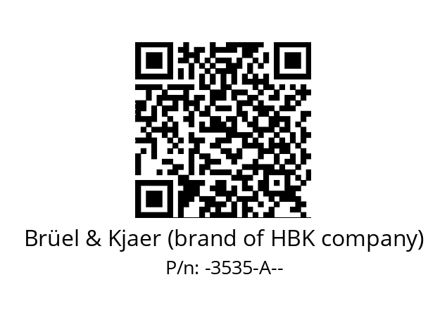   Brüel & Kjaer (brand of HBK company) -3535-A--