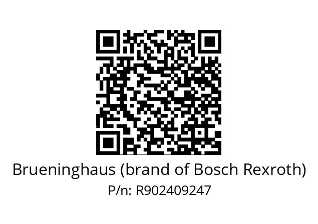   Brueninghaus (brand of Bosch Rexroth) R902409247