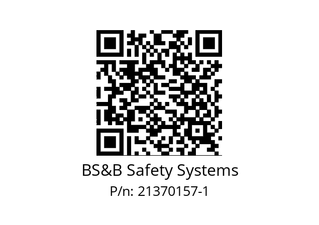   BS&B Safety Systems 21370157-1