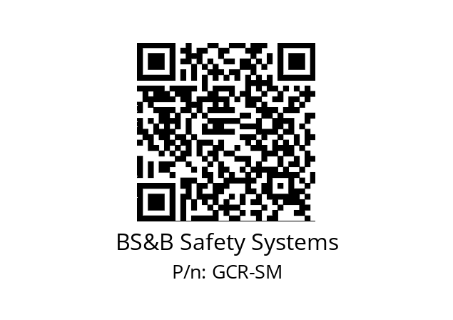   BS&B Safety Systems GCR-SM